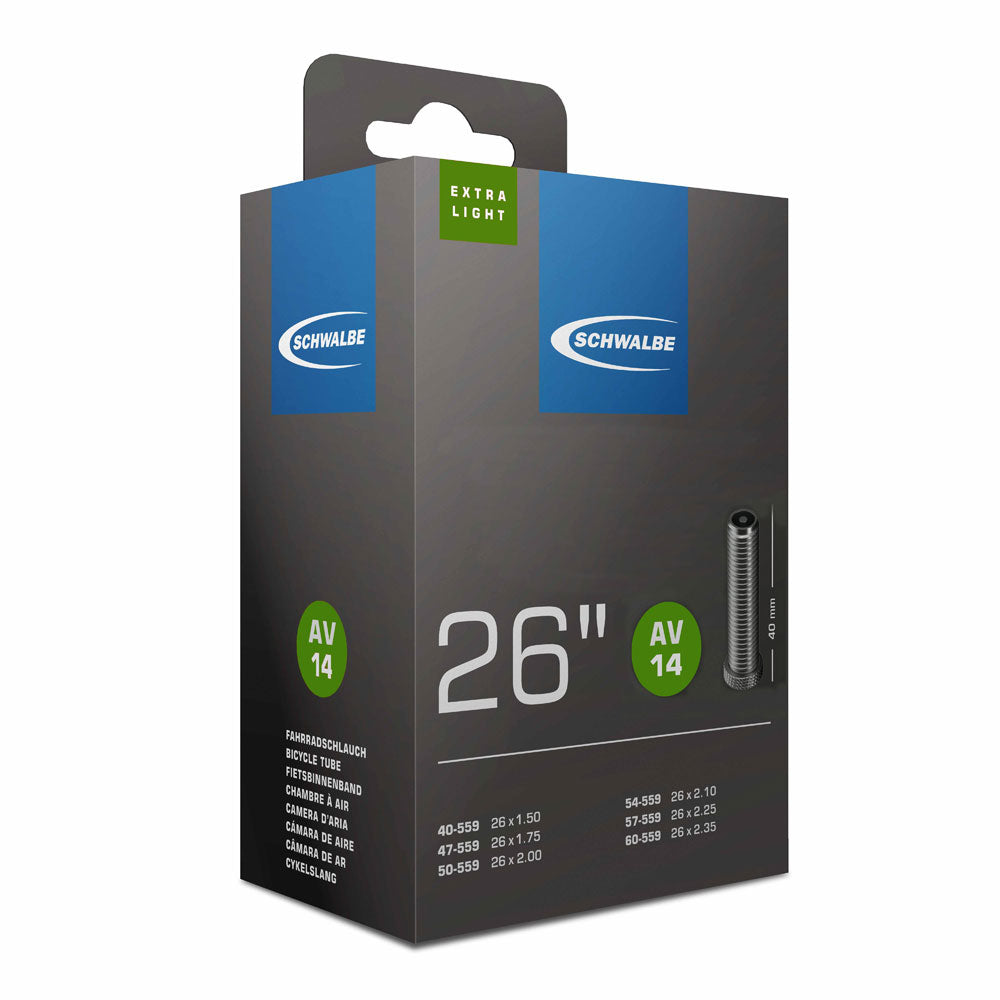 Schwalbe Binnenband AV14 Extra Light 26 40 62-559 40mm ventiel