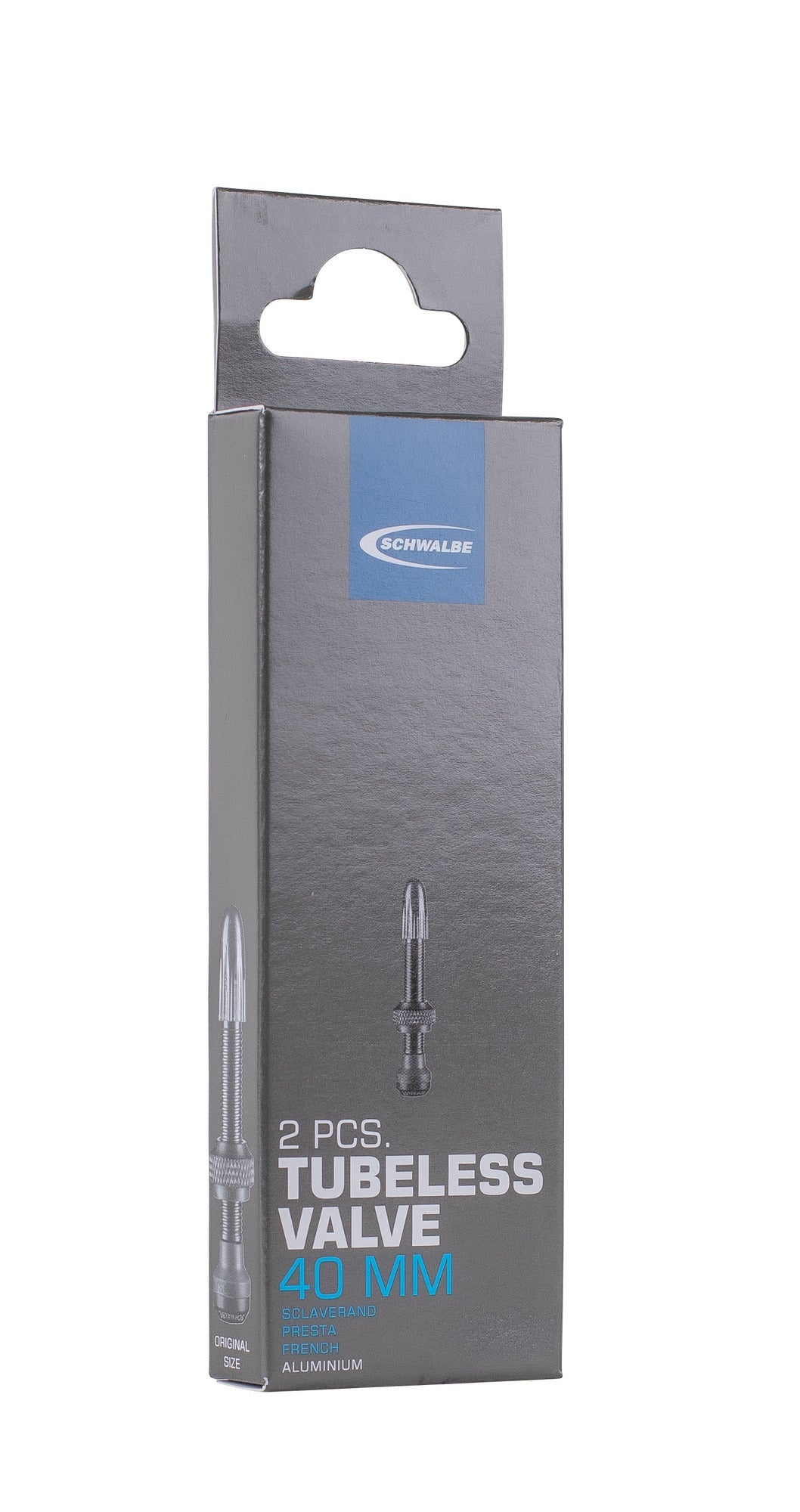 Tubeless ventiel Schwalbe 40mm (2 stuks)