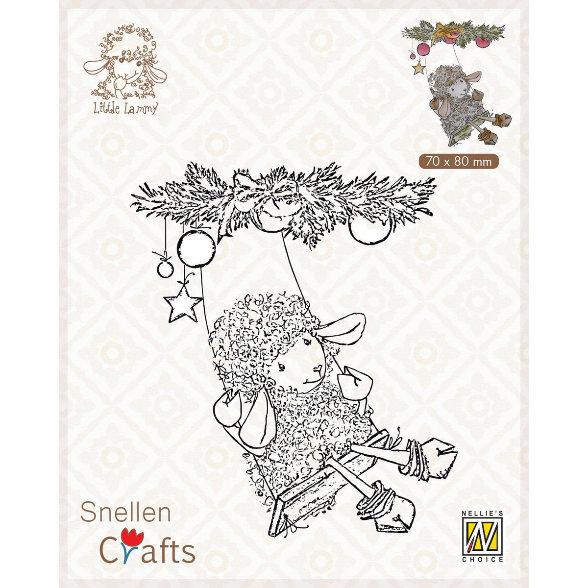 Nellie's choice • snellen crafts clear stamp christmas swing