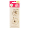 Merkloos scrappy cat • stamp set clear 2.5x5.5cm hibiscus