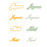 Nellie's choice • shape die tekst joyeux noël 2st. - afbeelding 2