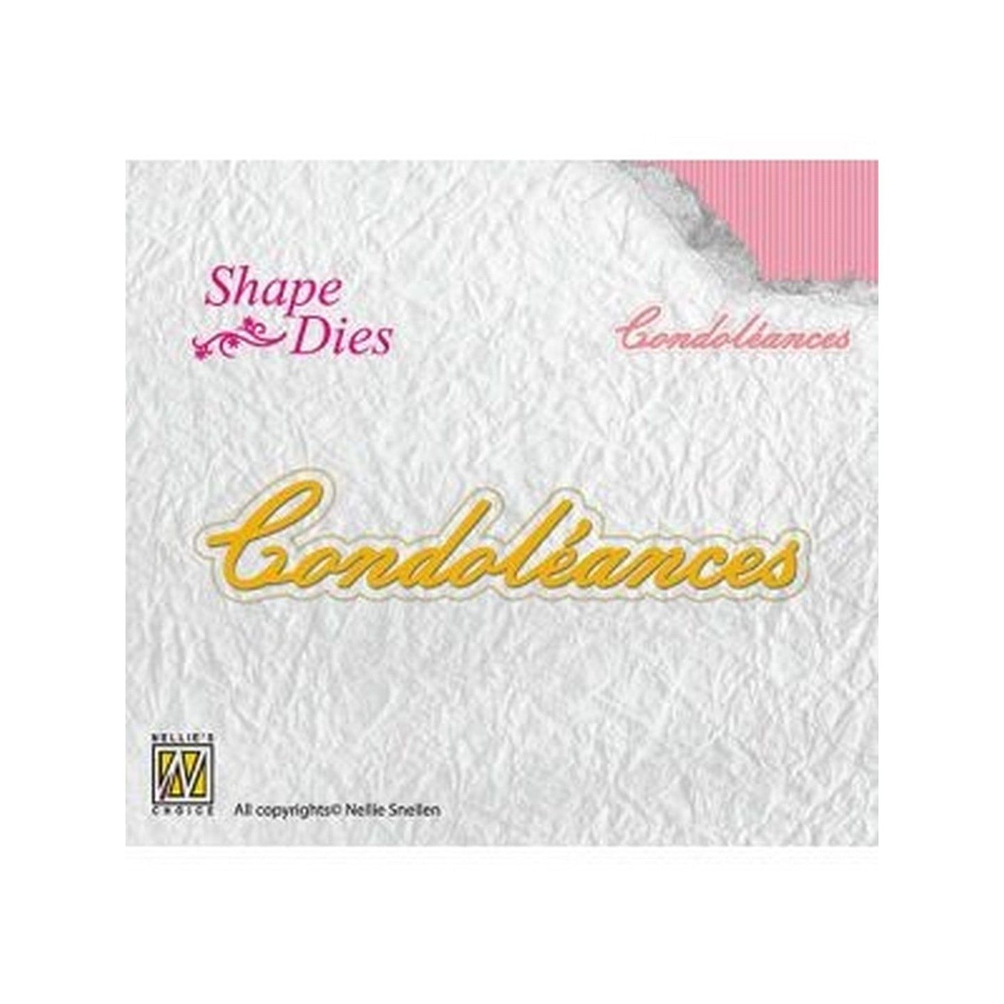 Nellie's choice • shape die tekst condoléances