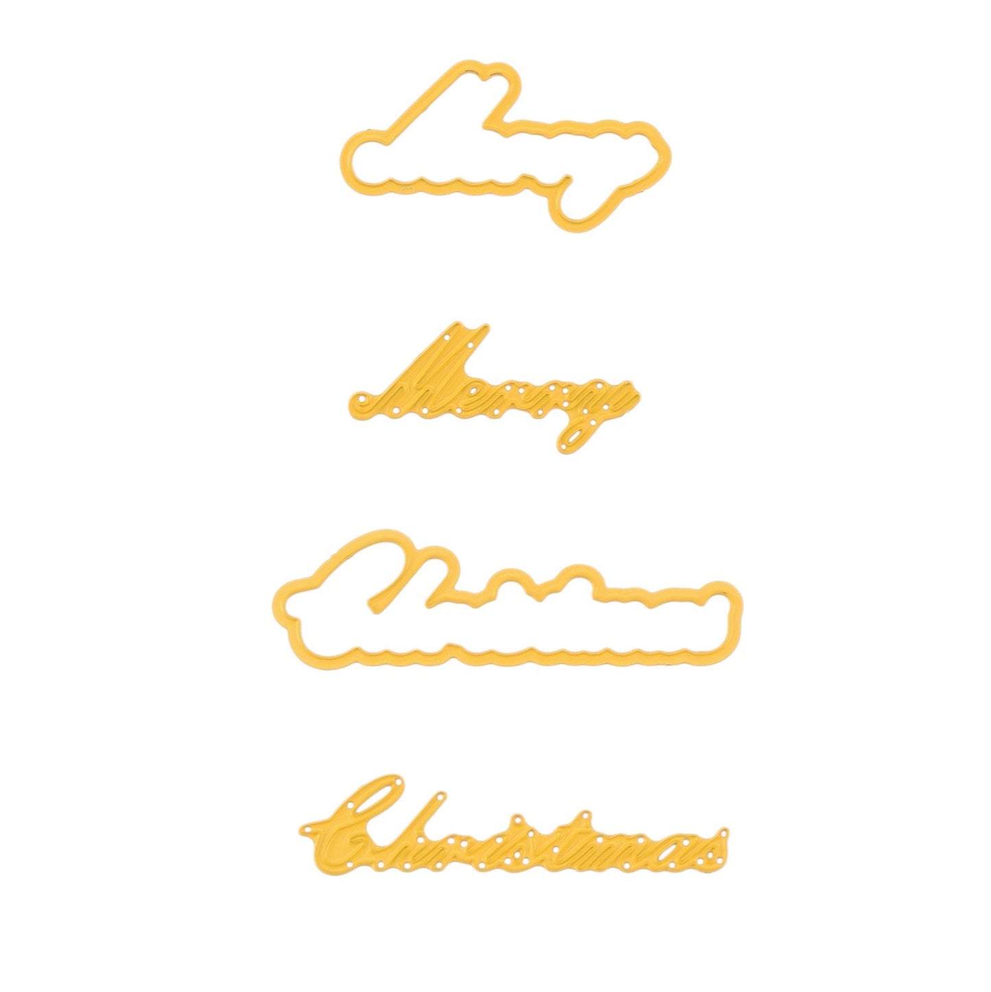 Nellie's choice • shape die tekst merry christmas 2st.