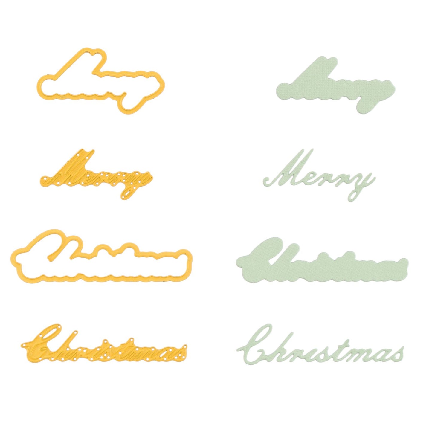 Nellie's choice • shape die tekst merry christmas 2st.