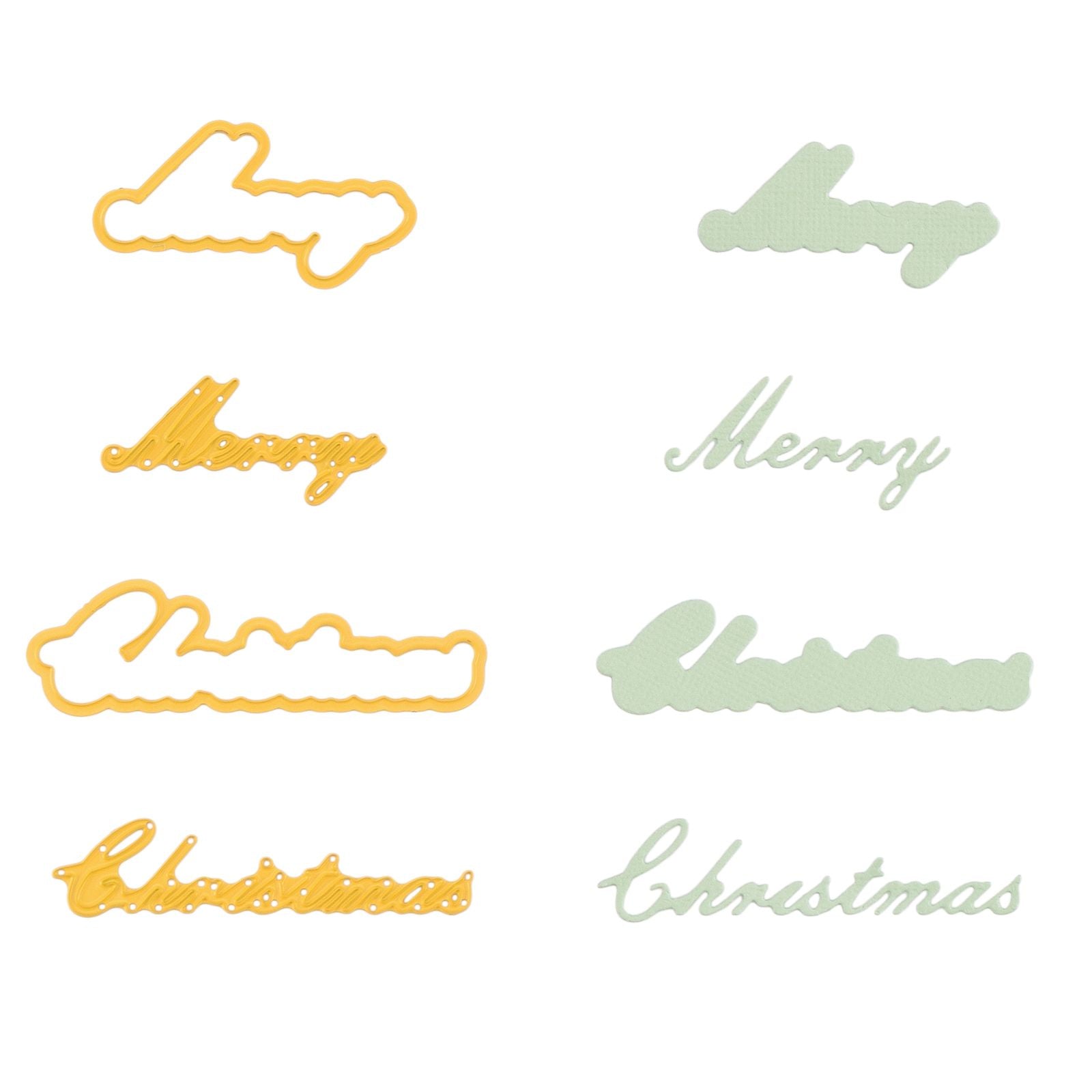 Nellie's choice • shape die tekst merry christmas 2st.