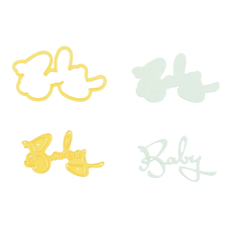 Nellie's choice • shape die tekst baby