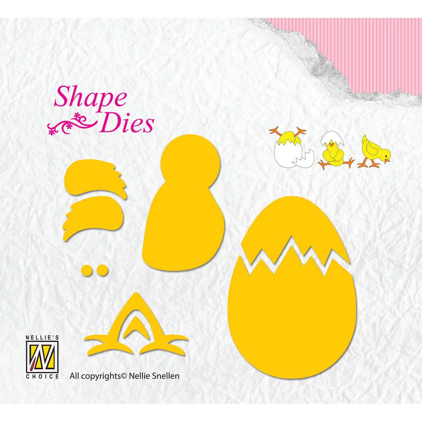Nellie's choice • shape dies kip en ei 9st.