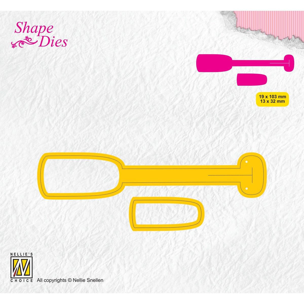 Nellie's choice • shape dies tickets en tags 2st.
