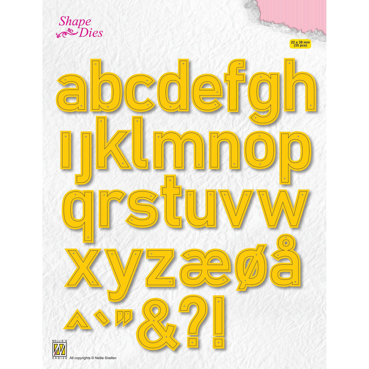 Nellie's choice • shape dies letters 35st.