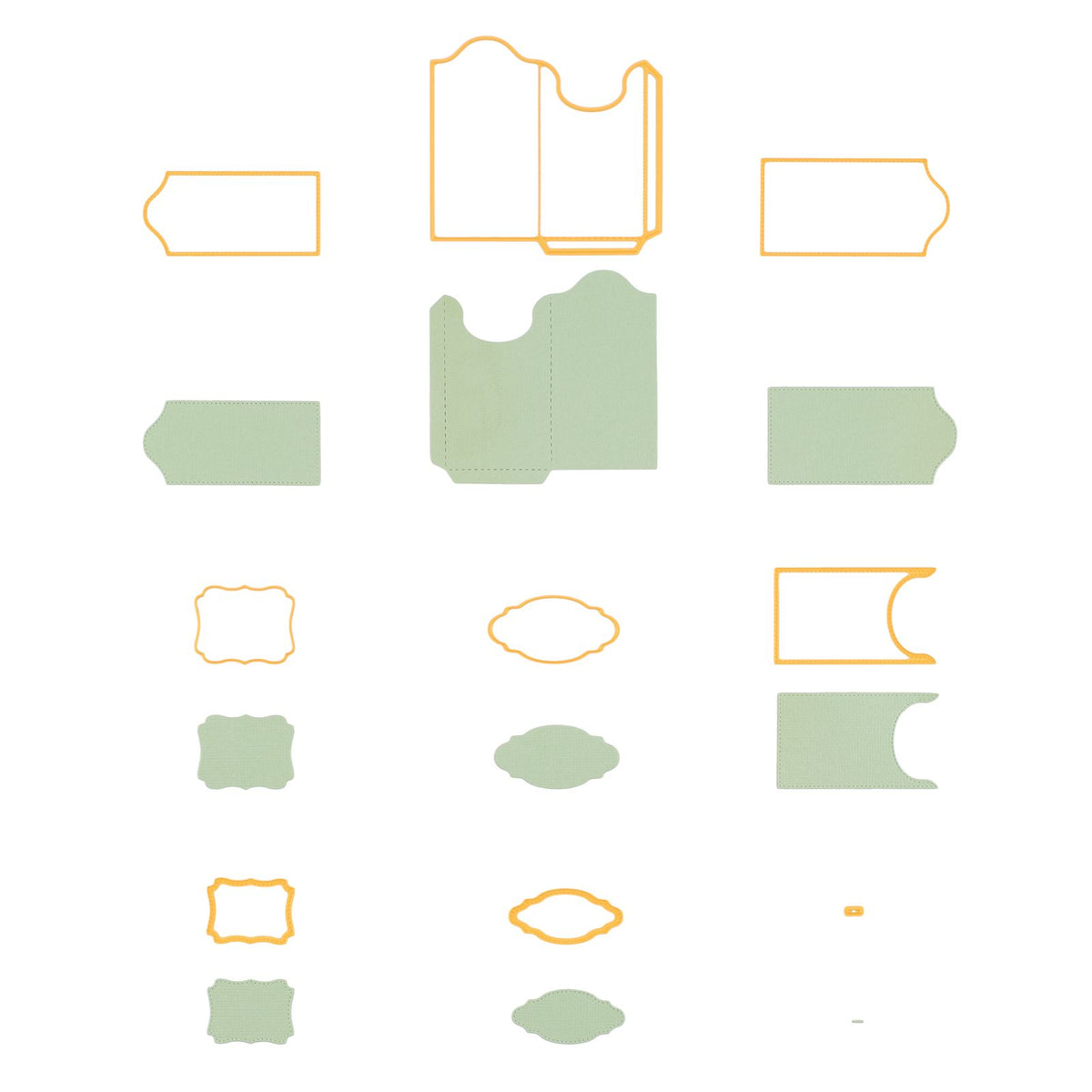 Nellie's choice • shape dies cadeaulabel 8st.