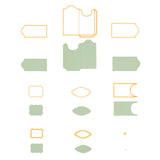Nellie's choice • shape dies cadeaulabel 8st. - afbeelding 2