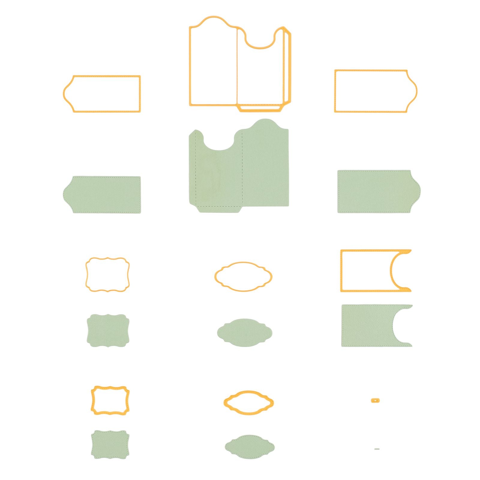 Nellie's choice • shape dies cadeaulabel 8st.