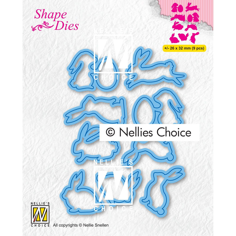 Nellie's choice • shape dies konijntjes 9st.