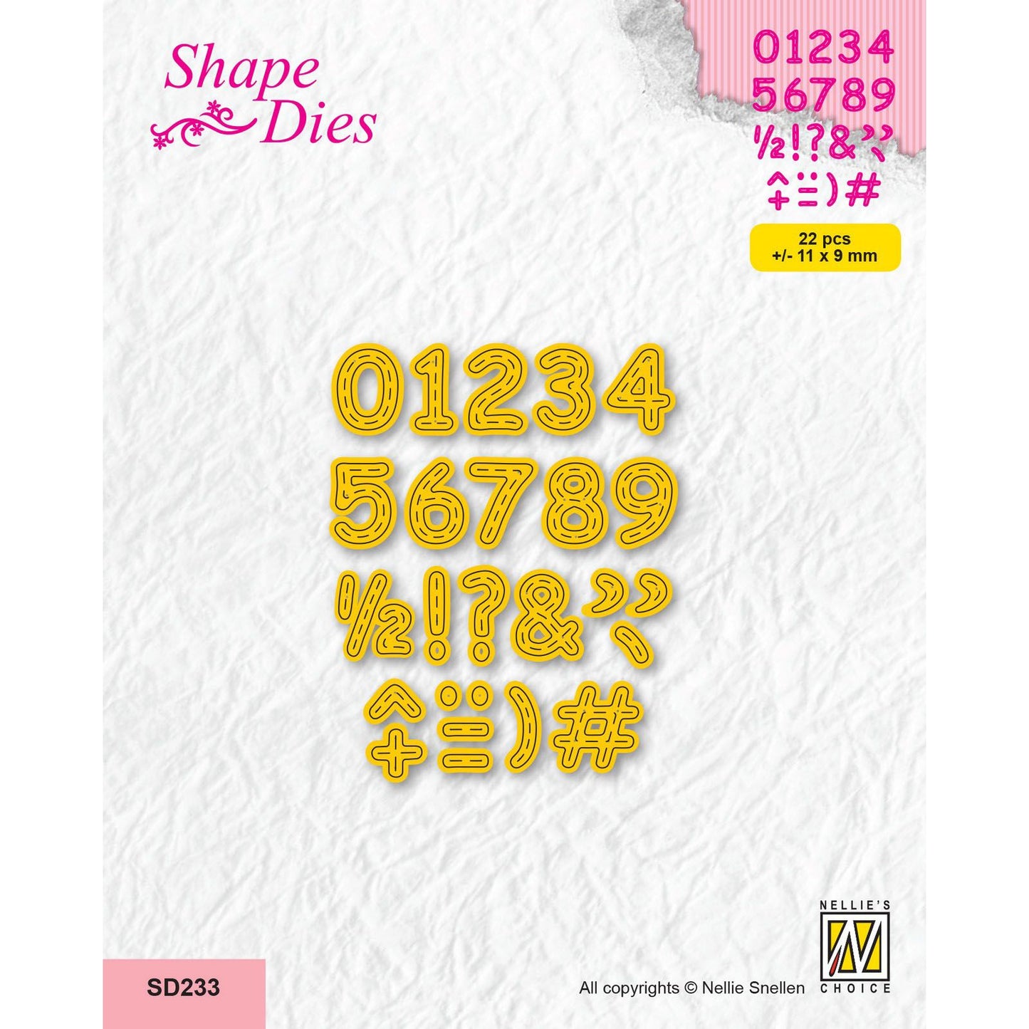Nellie's choice • shape dies cijfers 23st.