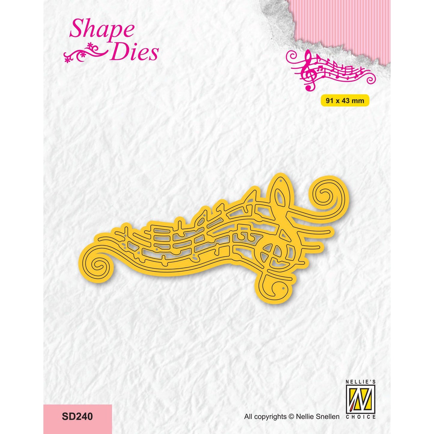 Nellie's choice • shape die muzieknoten