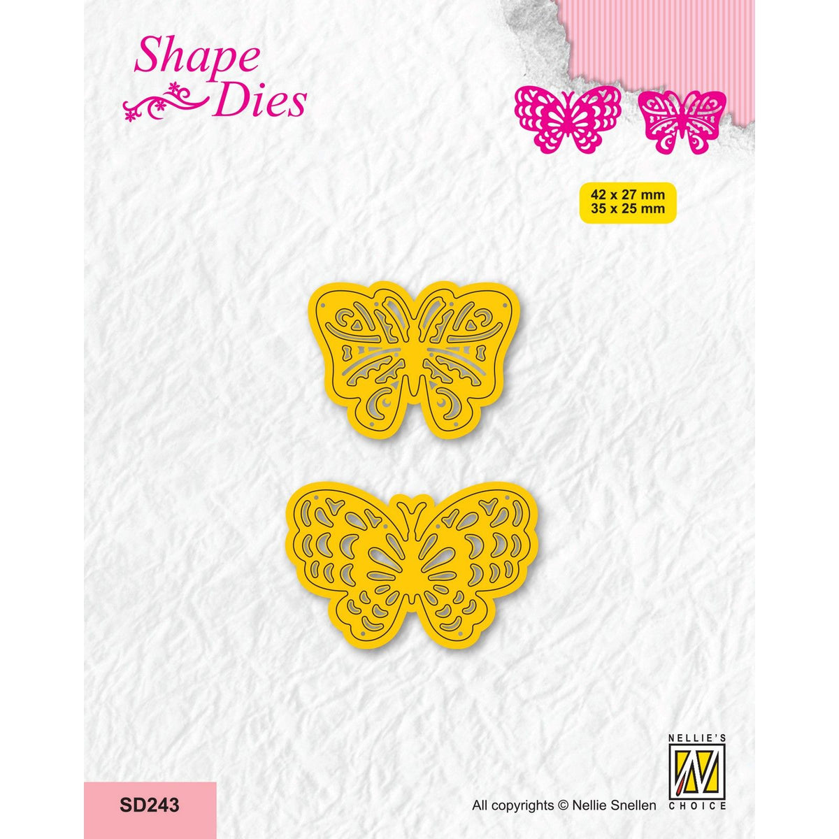 Nellie's choice • shape dies vlinders 2st.
