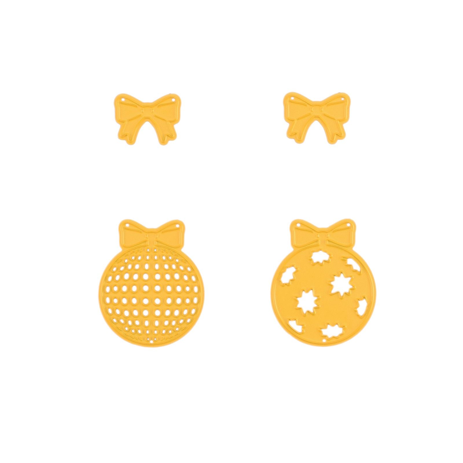 Nellie's choice • shape dies kerstballen strik 4st.