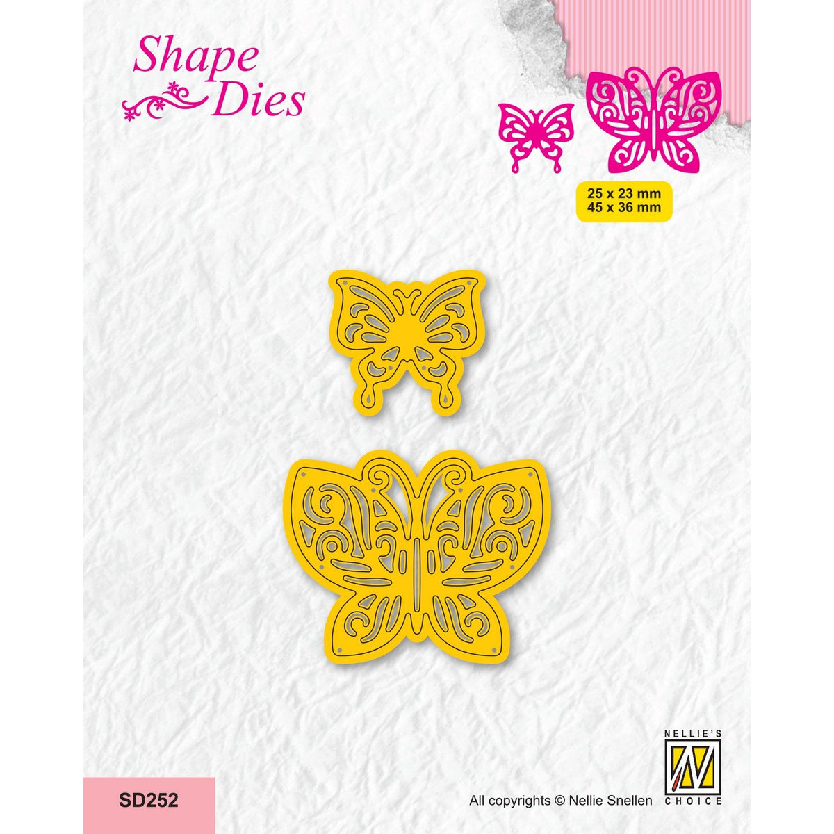 Nellie's choice • shape dies vlindertjes 2st.