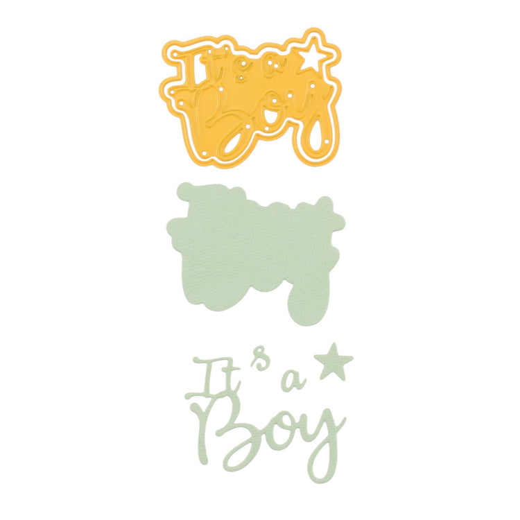 Nellie's choice • shape die tekst it's a boy