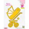 Nellie's choice • stamping dies kinderwagen 3st.