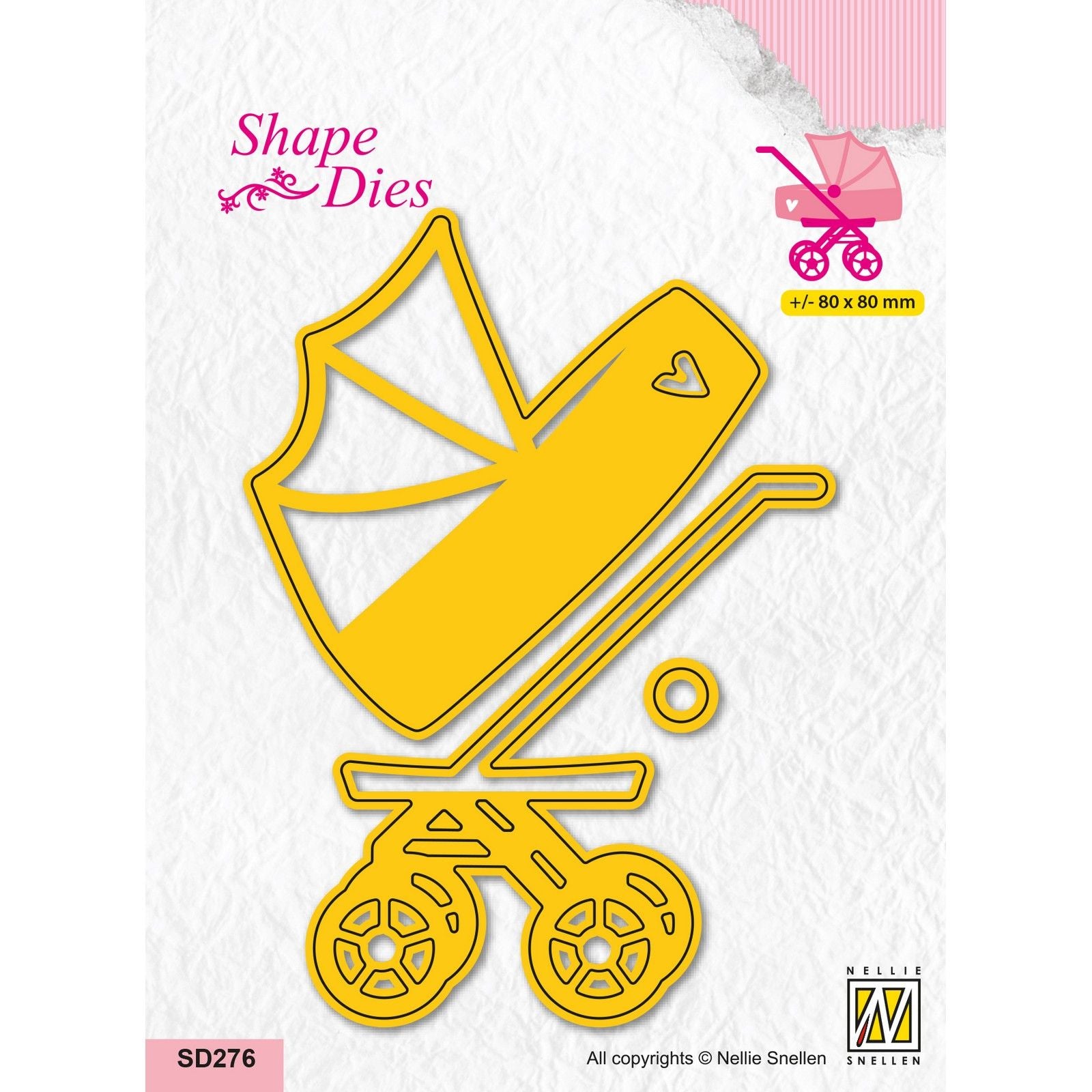 Nellie's choice • stamping dies kinderwagen 3st.