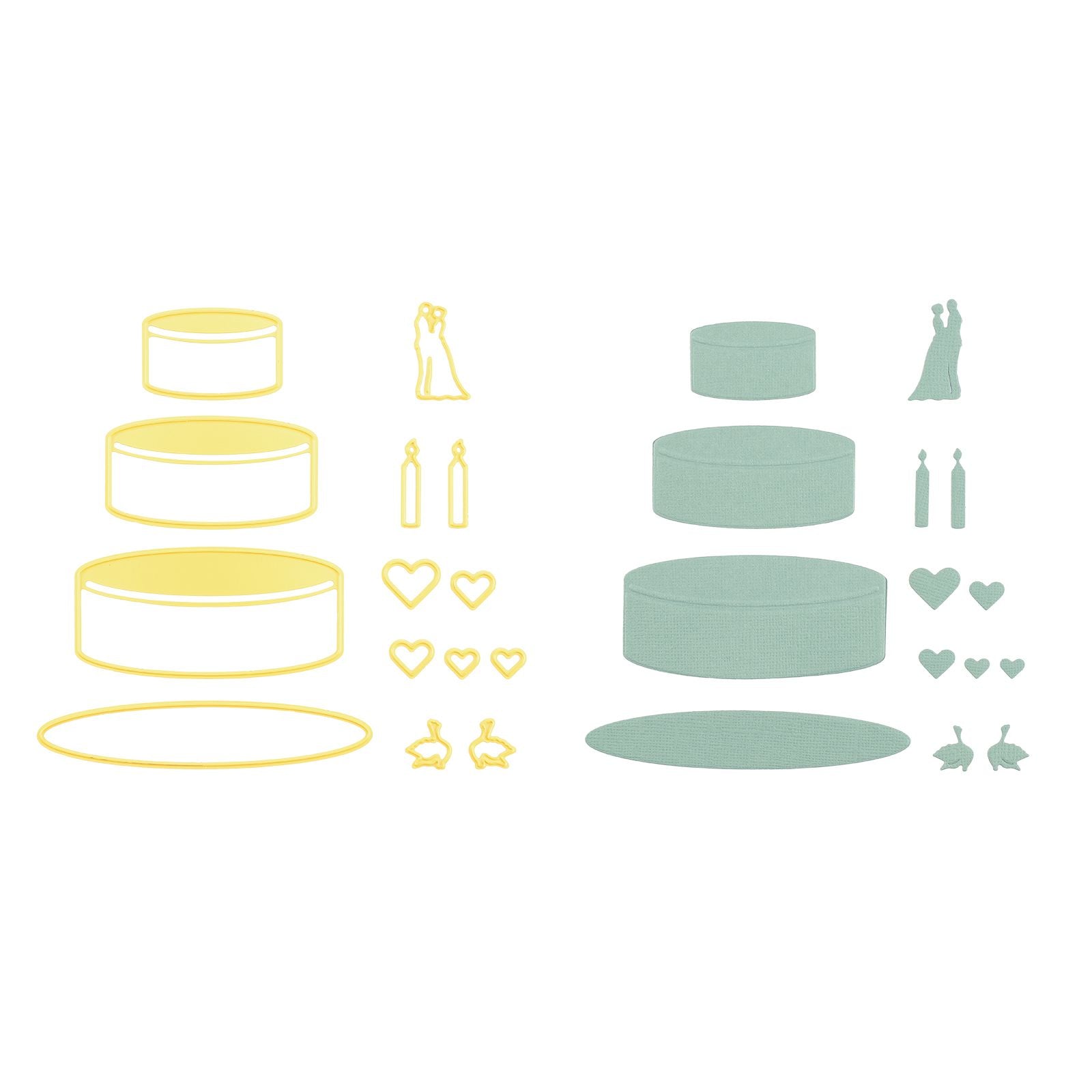 Nellie's choice • shape die bruidstaart