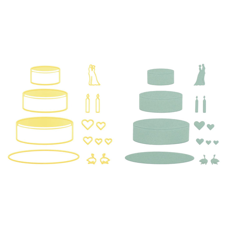 Nellie's choice • shape die bruidstaart