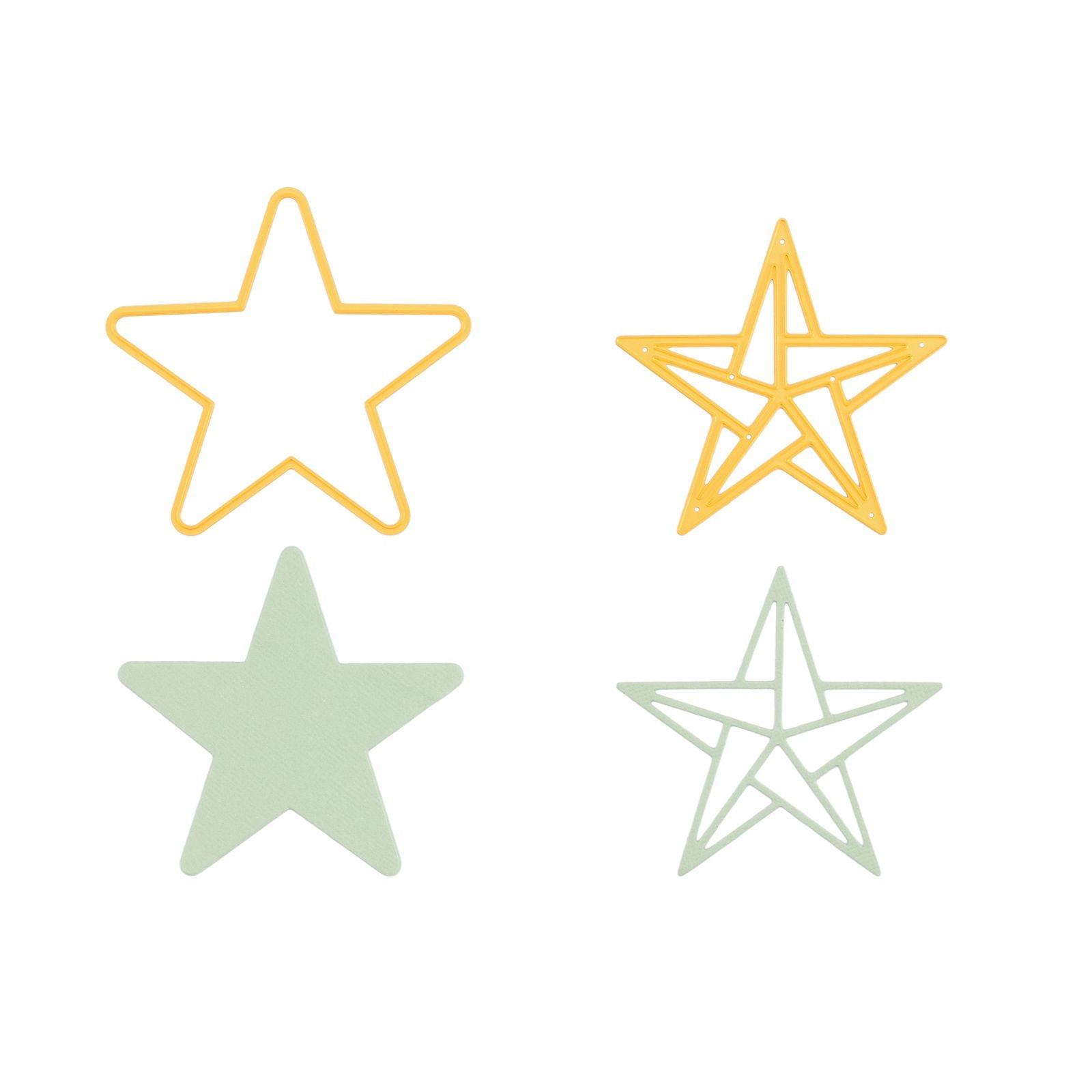 Nellie's choice • shape die origami kerstster