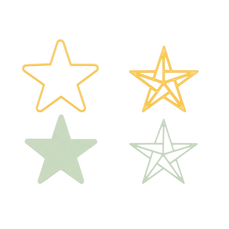 Nellie's choice • shape die origami kerstster