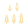 Nellie's choice • shape dies kerstboom smal 5st.