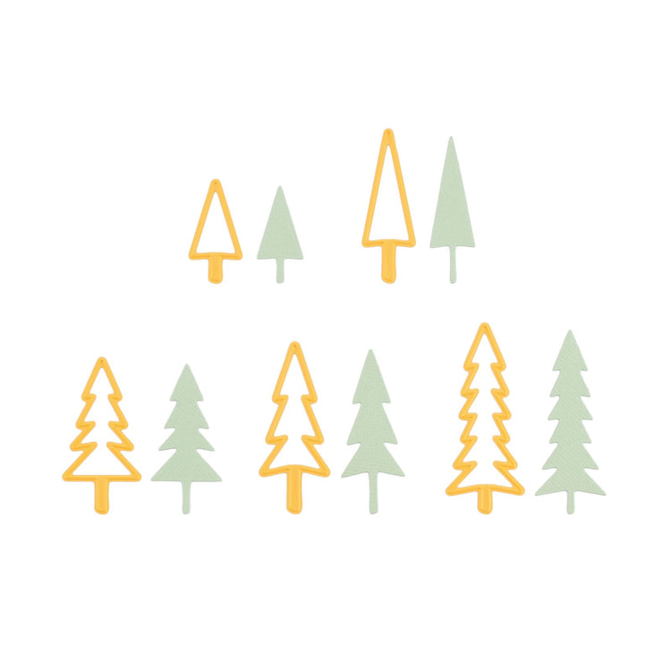 Nellie's choice • shape dies kerstboom smal 5st.