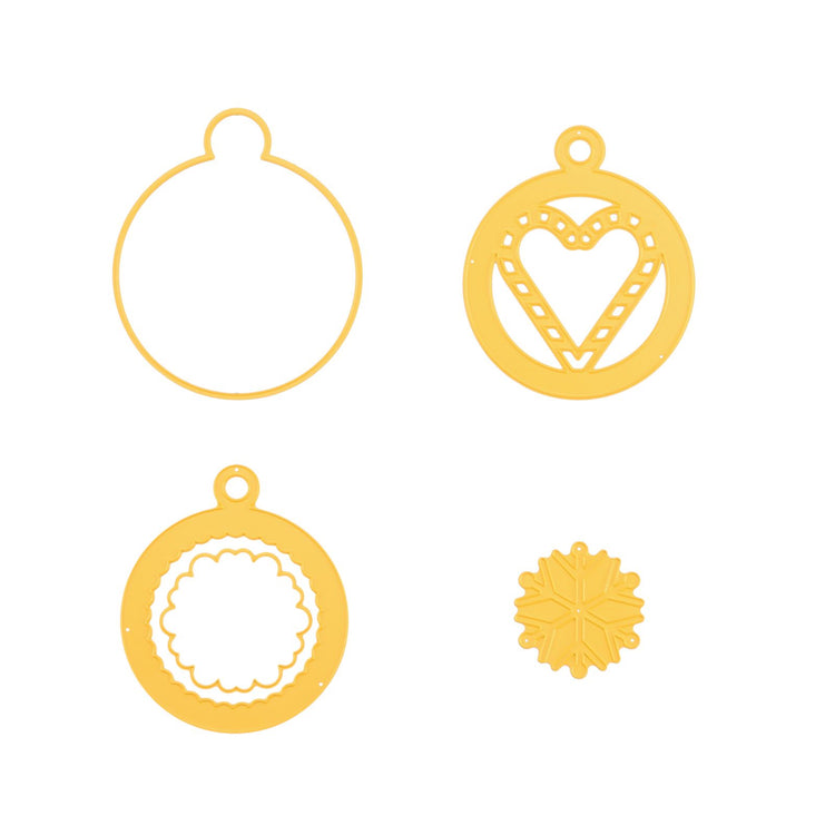 Nellie's choice • shape dies kerstballen 4st.