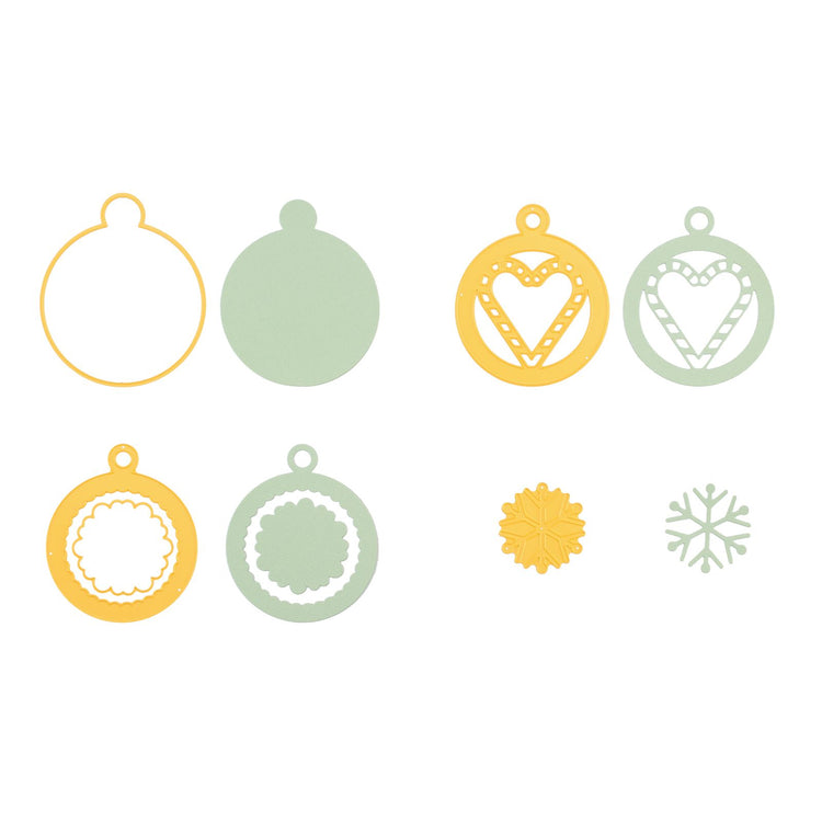 Nellie's choice • shape dies kerstballen 4st.