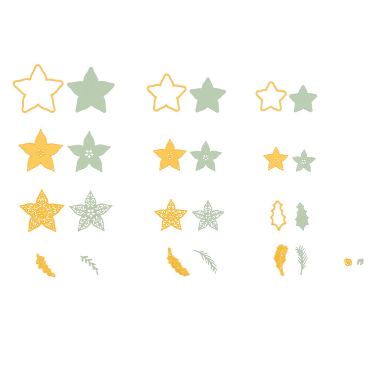 Nellie's choice • shape dies bloemen en takken 10st.