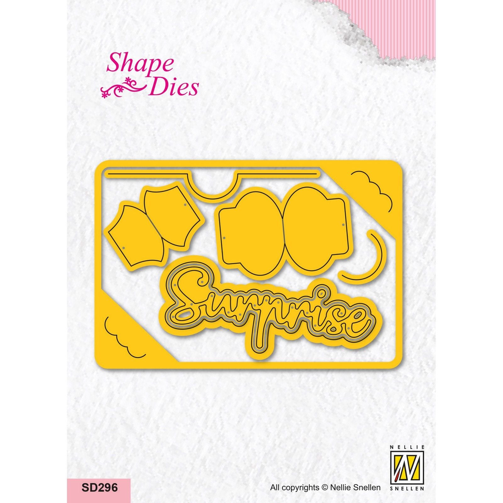 Nellie's choice • cutting dies cadeaukaart 6st.