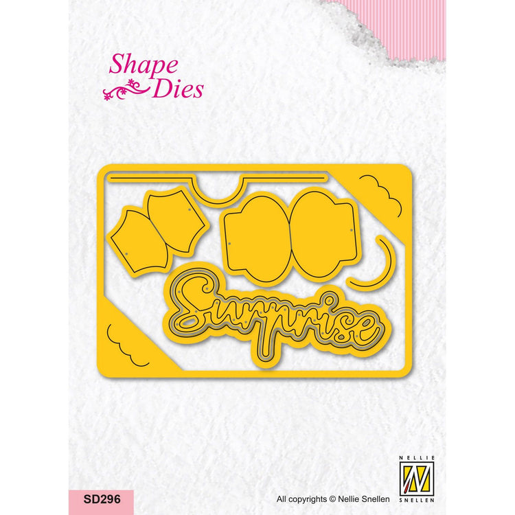 Nellie's choice • cutting dies cadeaukaart 6st.