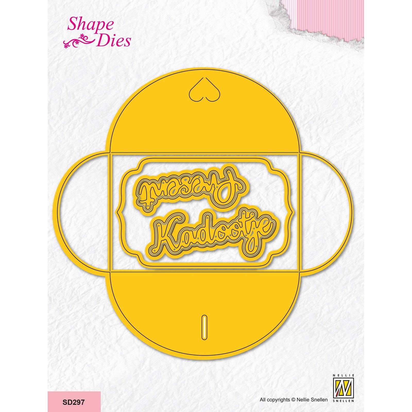 Nellie's choice • cutting dies cadeaukaart envelop 4st.