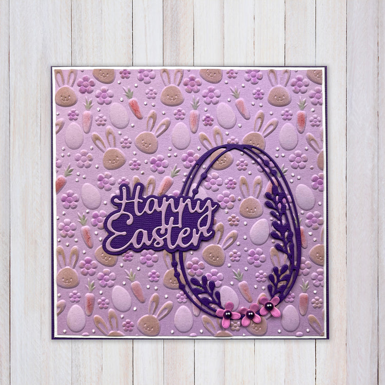 Nellie's choice • shape die tekst happy easter