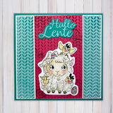 Nellie's choice • shape die tekst hallo lente