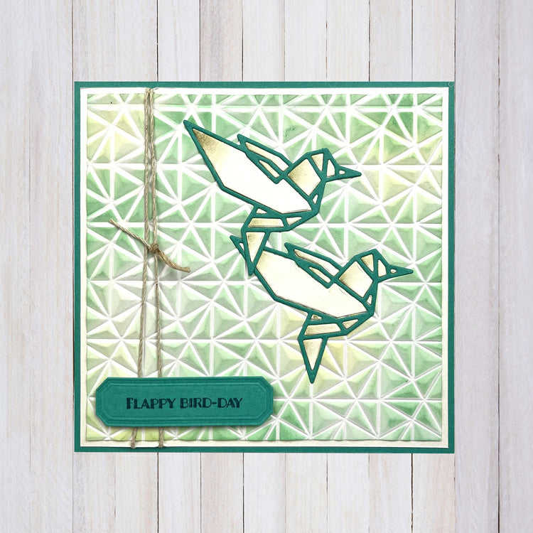 Nellie's choice • shape die origami vogel
