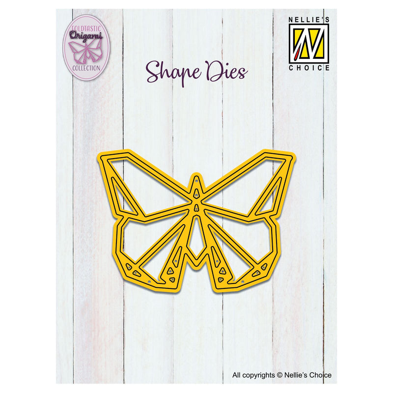 Nellie's choice • shape die origami vlinder