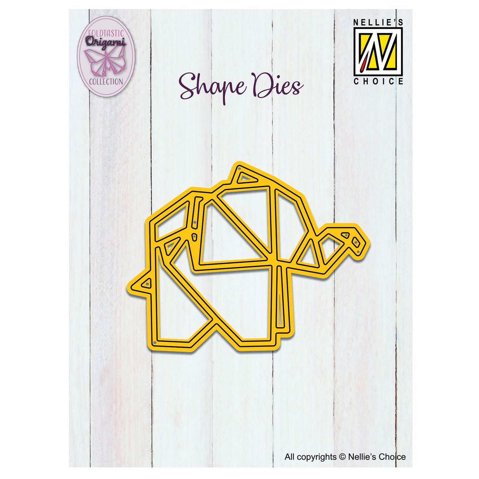 Nellie's choice • shape die origami olifant