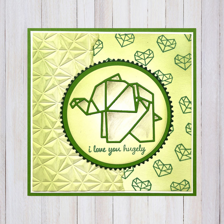 Nellie's choice • shape die origami olifant