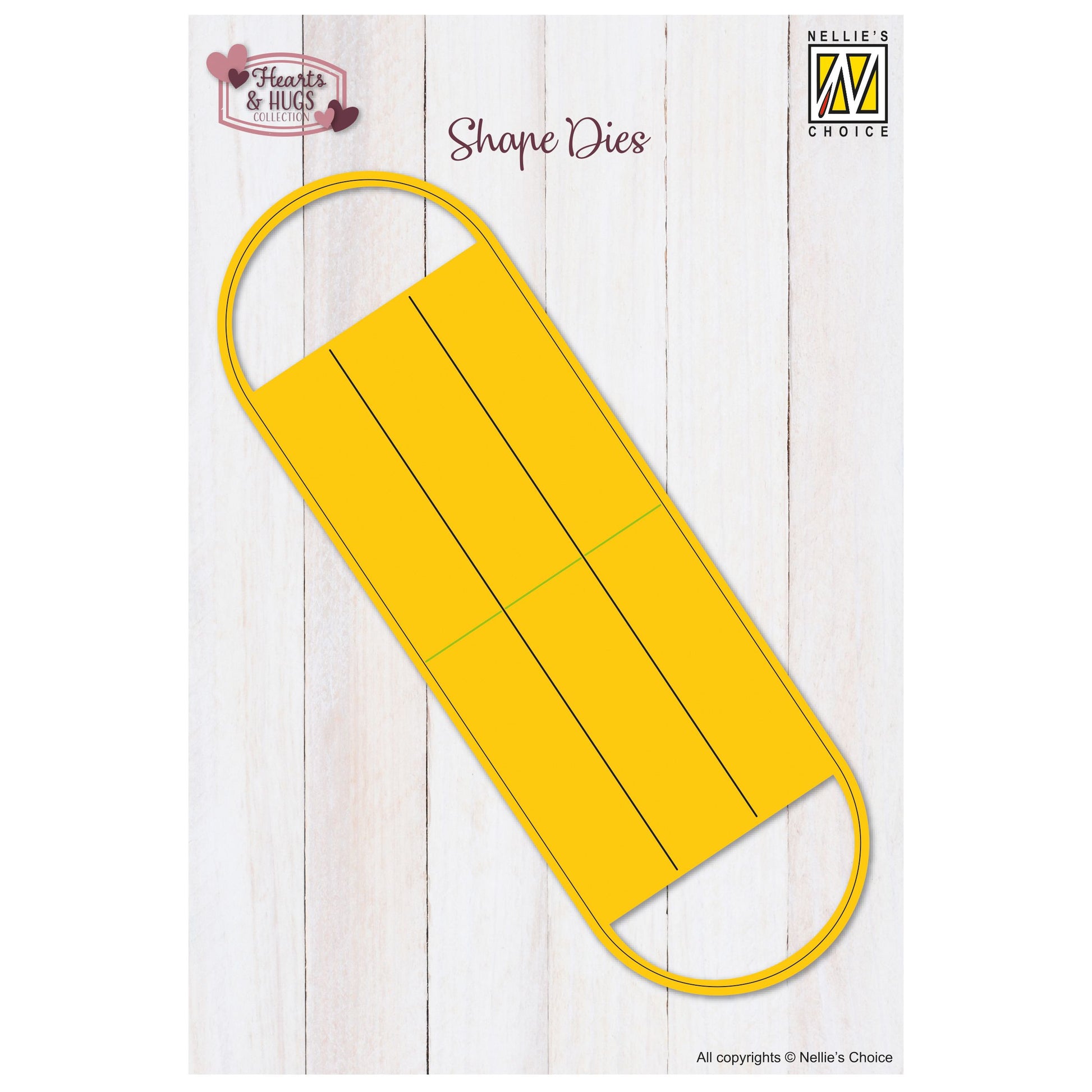 Nellie's choice • shape die geweven hart