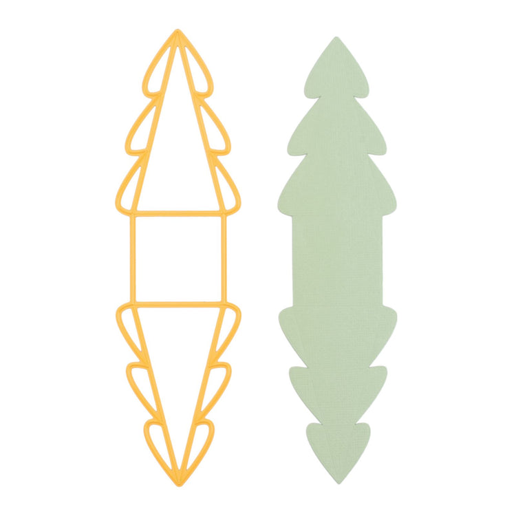 Nellie's choice • shape die kerstboom doosje 5,5x8x4cm