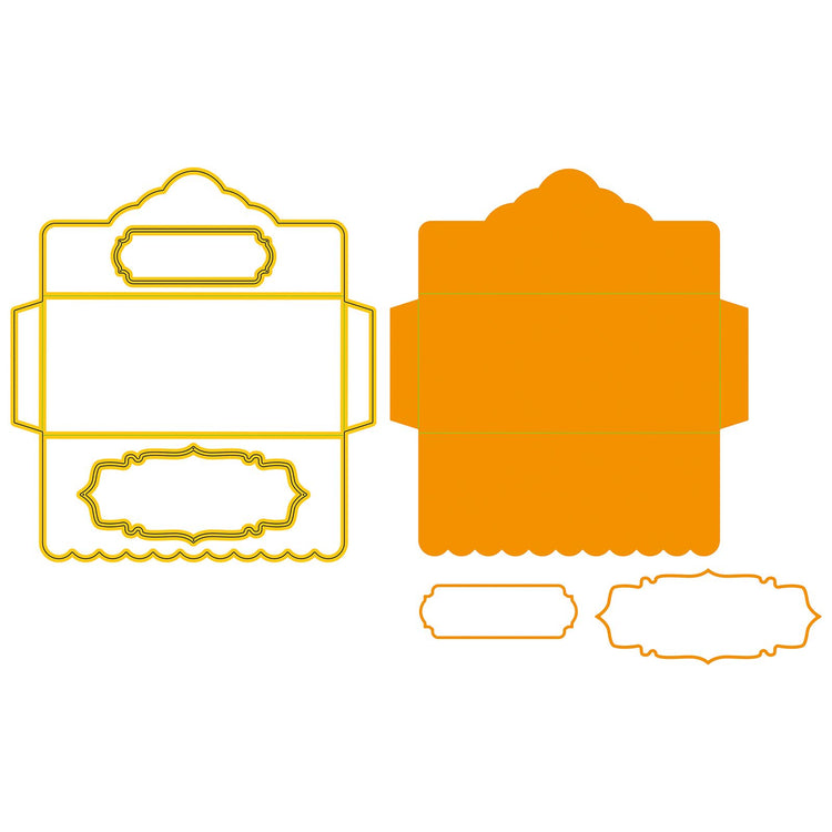 Nellie's choice • shape dies gift envelope 3st.