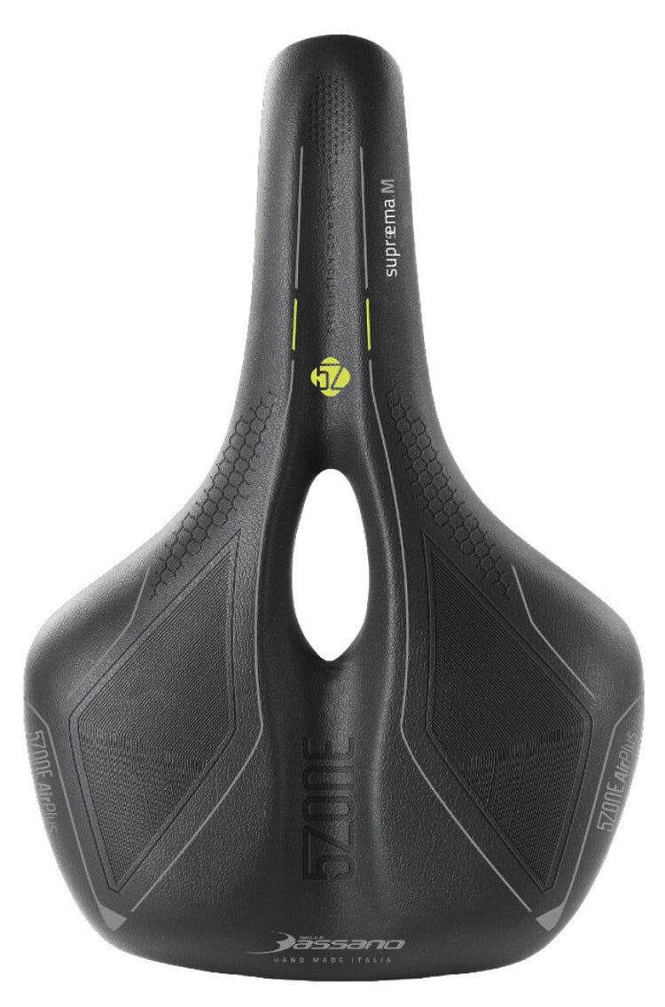 Selle Bassano zadel Suprema 5zone EL heren zwart