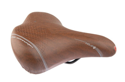 Zadel Volare BigCity XXL elastomeer - bruin