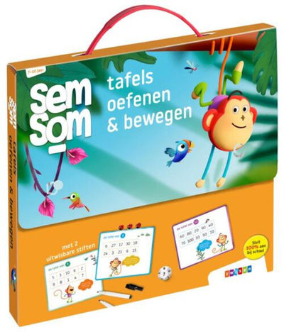 Wpg uitgevers semsom tafels oefenen bewegen