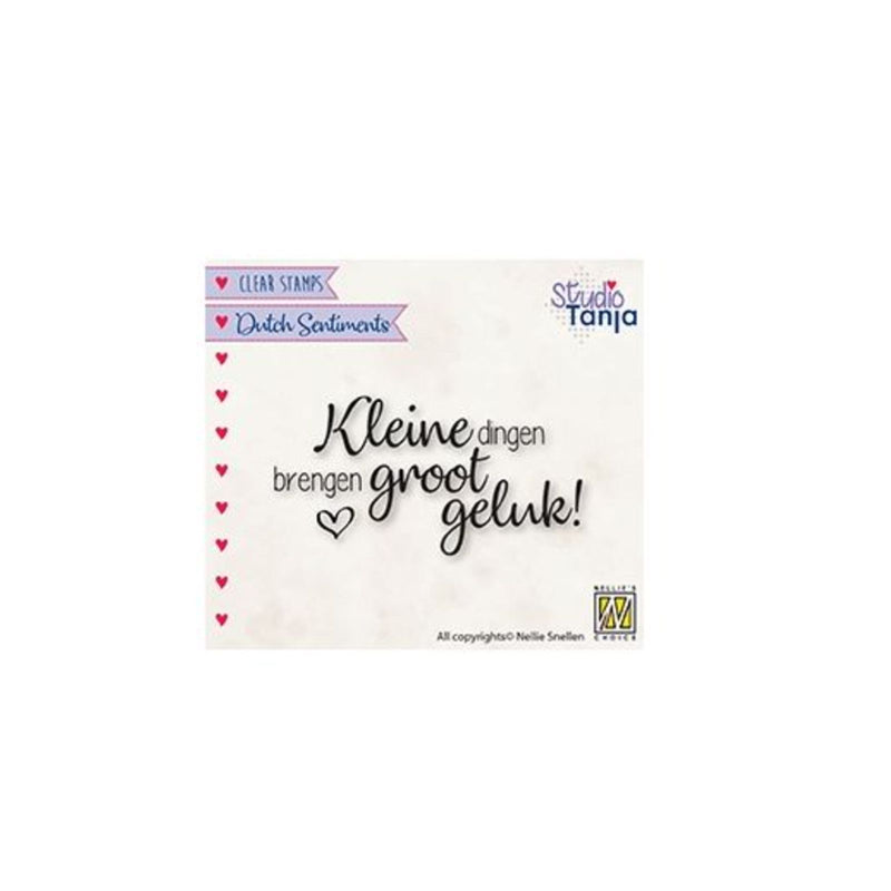 Nellie's choice • clear stempel nederlands kleine dingen brengen groot geluk…